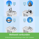 Vuleia Connect - Universeller Adapter für entspanntes Aufladen weltweit