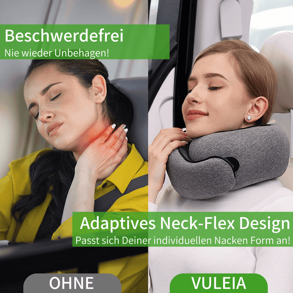 Vuleia ComfortX - Premium Nackenkissen für maximalen Komfort